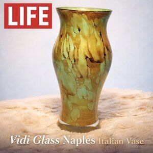 Vidi Glass - Naples Italian Vase - Handmade Glass Vase